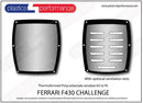ポリカーボネート リアウインドウ｜Ferrari F430 Challenge