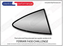ポリカーボネート ウインドウキット｜Ferrari F430 Challenge