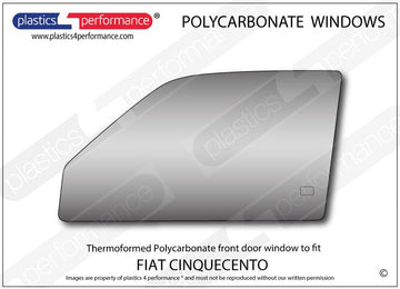 ポリカーボネート ウインドウキット｜Fiat Cinquecento