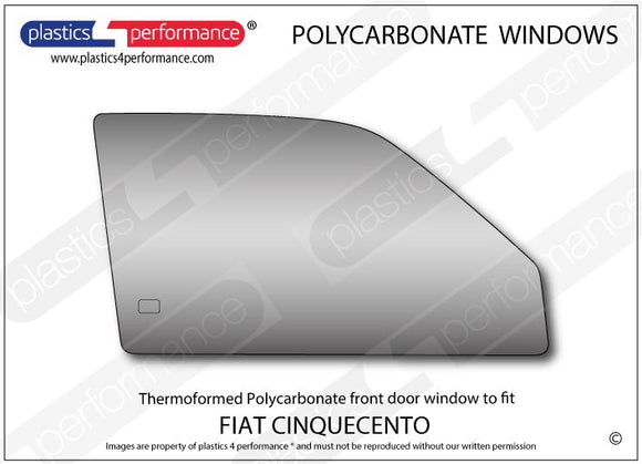 ポリカーボネート ウインドウキット｜Fiat Cinquecento