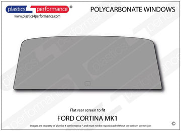 ポリカーボネート リアウインドウ｜Ford / Lotus Cortina MK1 1