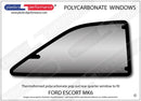 ポリカーボネート ウインドウキット｜Ford Escort MK6（1995〜2002年） 9