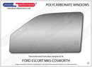 ポリカーボネート ウインドウキット｜Ford Escort MK5/ Cosworth（1990〜1997年） 4