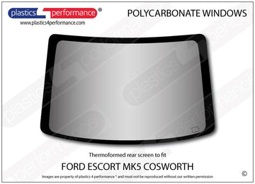 ポリカーボネート リアウインドウ｜Ford Escort MK5/ Cosworth（1990〜1997年） 1