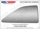 ポリカーボネート 右リアクォーターウインドウ｜Ford Escort MK6（1995〜2002年） 1