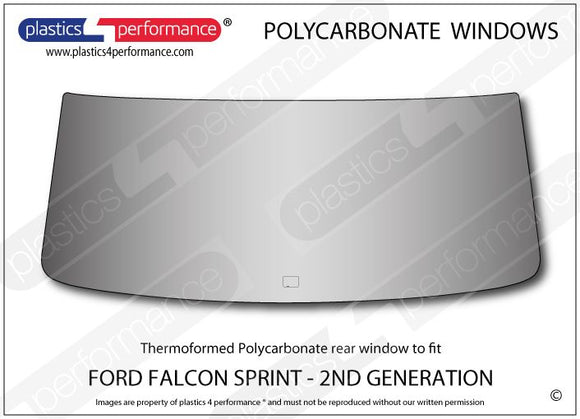 ポリカーボネート リアウインドウ｜Ford Falcon Sprint - 2nd Generation 1