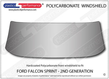 ポリカーボネート フロントウインドスクリーン｜Ford Falcon Sprint - 2nd Generation 1