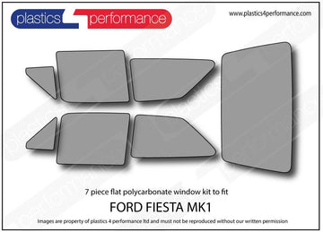 ポリカーボネート ウインドウキット｜Ford Fiesta MK1（1976〜1983年） 2