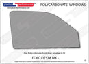 ポリカーボネート ウインドウキット｜Ford Fiesta MK3（1989〜1995年） 7