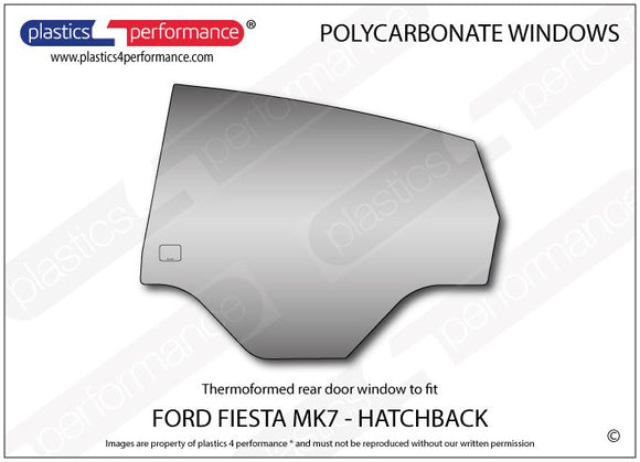 ポリカーボネート ウインドウキット｜Ford Fiesta Mk7 - 5dr Hatchback（2008〜2019年） 5