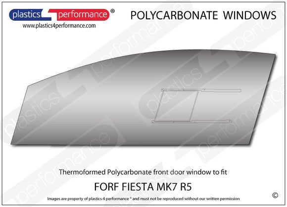 ポリカーボネート ウインドウキット｜Ford Fiesta MK7 R5（2013年〜現在） 4