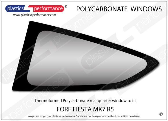 ポリカーボネート ウインドウキット｜Ford Fiesta MK7 R5（2013年〜現在） 5