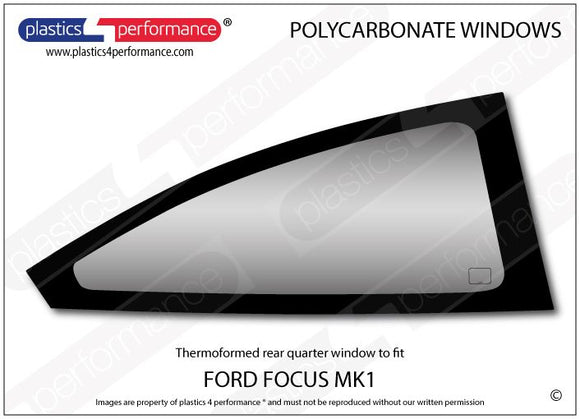 ポリカーボネート ウインドウキット｜Ford Focus MK1 - 3dr Hatchback（1998〜2004年） 6