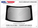 ポリカーボネート リアウインドウ｜Ford Focus Mk2 - 5dr Hatchback（2004〜2010年） 1