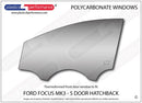 ポリカーボネート ウインドウキット｜Ford Focus MK3 - 5dr Hatchback（2010〜2014年） 4
