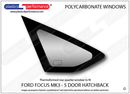 ポリカーボネート ウインドウキット｜Ford Focus MK3 - 5dr Hatchback（2010〜2014年） 6