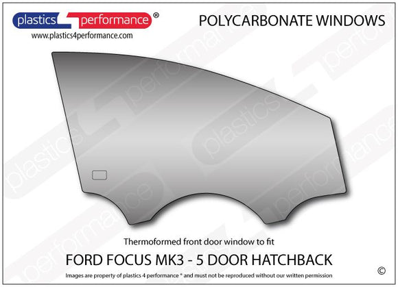 ポリカーボネート ウインドウキット｜Ford Focus MK3 - 5dr Hatchback（2010〜2014年） 10
