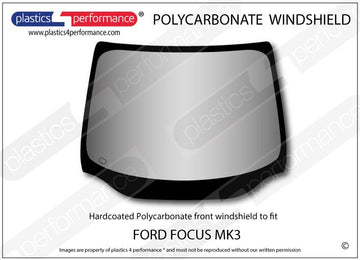 ポリカーボネート フロントウインドスクリーン｜Ford Focus MK3 - 5dr Hatchback（2010〜2014年） 1