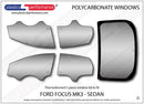 ポリカーボネート ウインドウキット｜Ford Focus MK3 - Sedan（2010〜2014年） 1