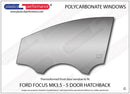 ポリカーボネート ウインドウキット｜Ford Focus MK3.5 - 5dr Hatchback（2015〜2018年） 3