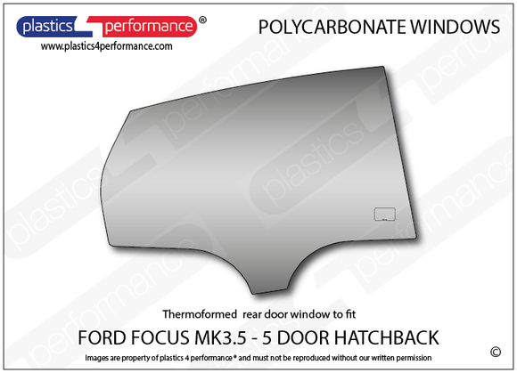 ポリカーボネート ウインドウキット｜Ford Focus MK3.5 - 5dr Hatchback（2015〜2018年） 8