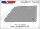 ポリカーボネート 右リアクォーターウインドウ｜Ford / Lotus Cortina MK1 1