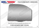 ポリカーボネート ウインドウキット｜Ford Mondeo MK1/2 - Sedan（1993〜2001年） 3