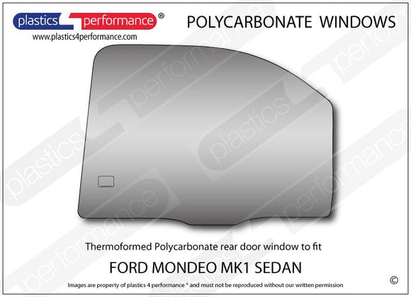 ポリカーボネート ウインドウキット｜Ford Mondeo MK1/2 - Sedan（1993〜2001年） 3