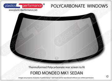 ポリカーボネート リアウインドウ｜Ford Mondeo MK1/2 - Sedan（1993〜2001年） 1
