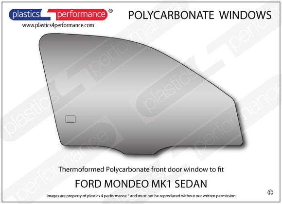ポリカーボネート ウインドウキット｜Ford Mondeo MK1/2 - Sedan（1993〜2001年） 6