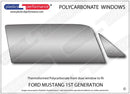 ポリカーボネート ウインドウキット｜Ford Mustang Coupe -1st Generation "Notchback" 5
