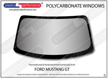 ポリカーボネート フロントウインドスクリーン｜Ford Mustang 6th Generation（2015〜2023年） 1