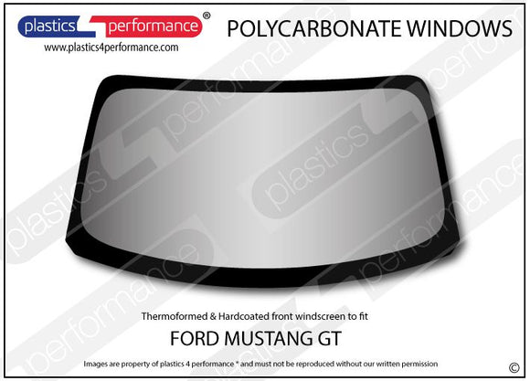 ポリカーボネート フロントウインドスクリーン｜Ford Mustang 6th Generation（2015〜2023年） 1