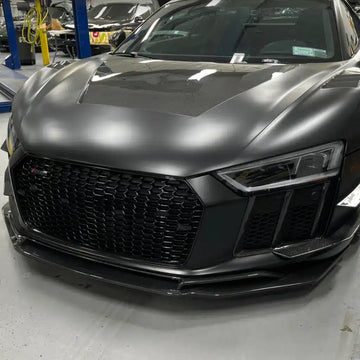 Matts Performance ドライカーボン フロントスプリッター Audi R8（2代目 前期 2017–2019）