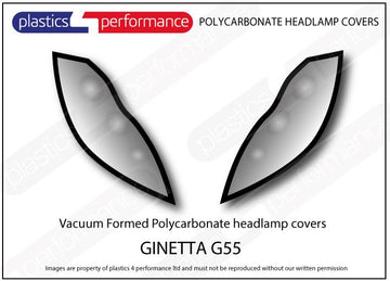 ポリカーボネート ヘッドランプカバー｜Ginetta G55