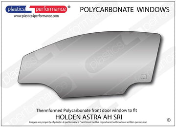 ポリカーボネート 左フロントドアウインドウ｜Holden Astra AH - 3dr Hatchback