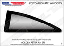 ポリカーボネート ウインドウキット｜Holden Astra AH - 3dr Hatchback
