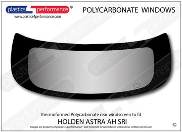 ポリカーボネート リアウインドウ｜Holden Astra AH - 3dr Hatchback