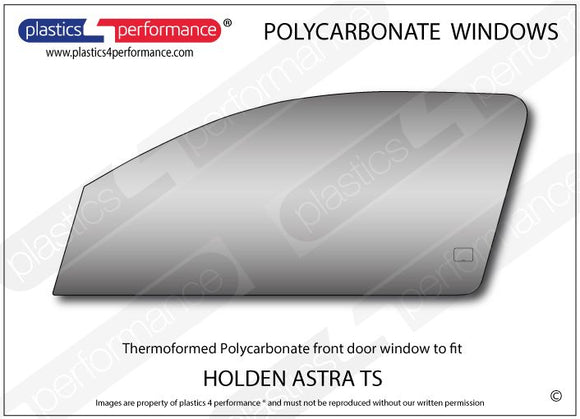 ポリカーボネート ウインドウキット｜Holden Astra TS - 3dr Hatchback