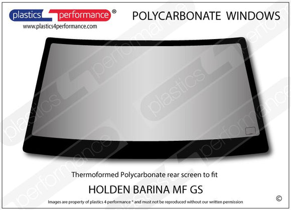 ポリカーボネート ウインドウキット｜Holden Barina MF GS - 3dr Hatchback