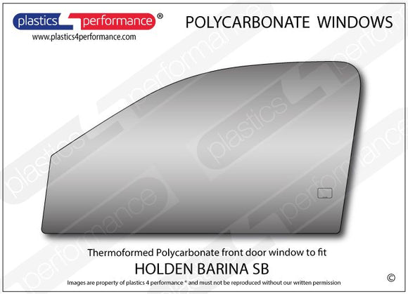ポリカーボネート ウインドウキット｜Holden Barina SB - 3dr Hatchback