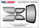 ポリカーボネート ウインドウキット｜Holden Barina SB - 3dr Hatchback