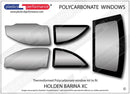 ポリカーボネート ウインドウキット｜Holden Barina XC - 3dr Hatchback
