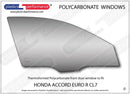 ポリカーボネート ウインドウキット｜ホンダ Accord Euro R - CL7 7th Generation