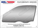 ポリカーボネート ウインドウキット｜ホンダ Civic EG - 3dr Hatchback