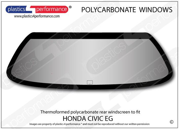 ポリカーボネート ウインドウキット｜ホンダ Civic EG - 3dr Hatchback