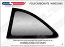 ポリカーボネート 左リアクォーターウインドウ｜ホンダ Civic EJ - Coupe
