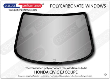ポリカーボネート リアウインドウ｜ホンダ Civic EJ - Coupe