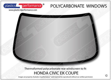 ポリカーボネート リアウインドウ｜ホンダ Civic EK /EJ6/7/8 - Coupe