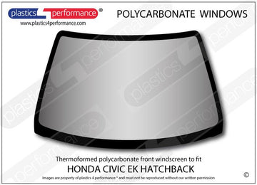ポリカーボネート フロントウインドスクリーン｜ホンダ Civic EK - 3dr Hatchback